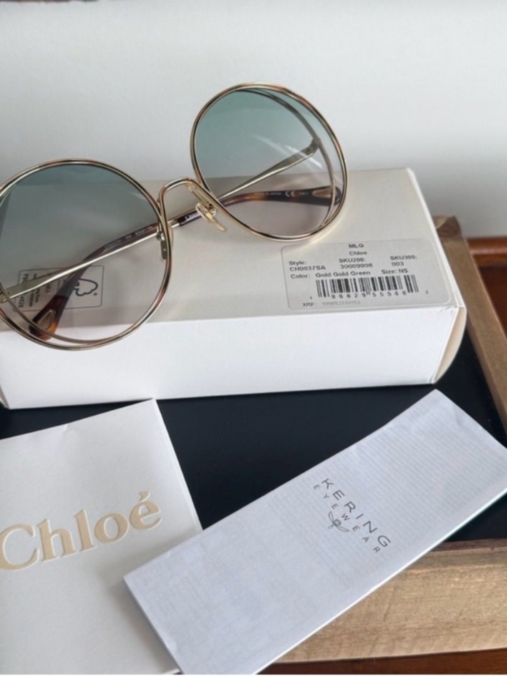 Chloe Oversized Sunglasses (Hanah Collection) excellent condition w box & case - Picture 5 of 7